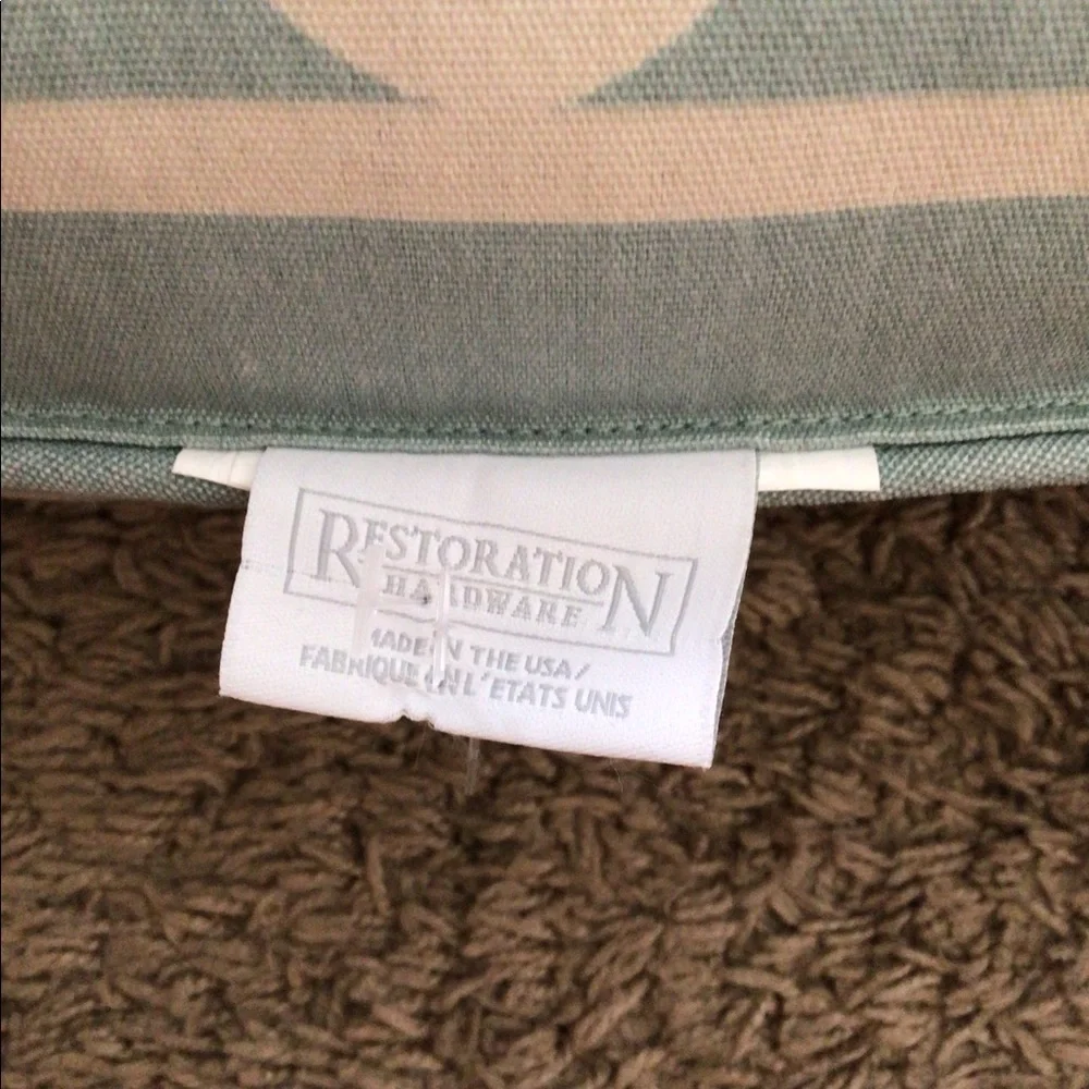 (1) Restoration Hardware pillow